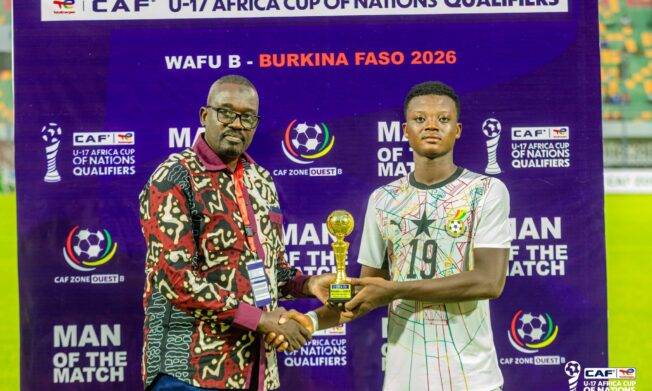 WAFU B U17: Alidu Issah named Player of the Match after powering Black Starlets to victory