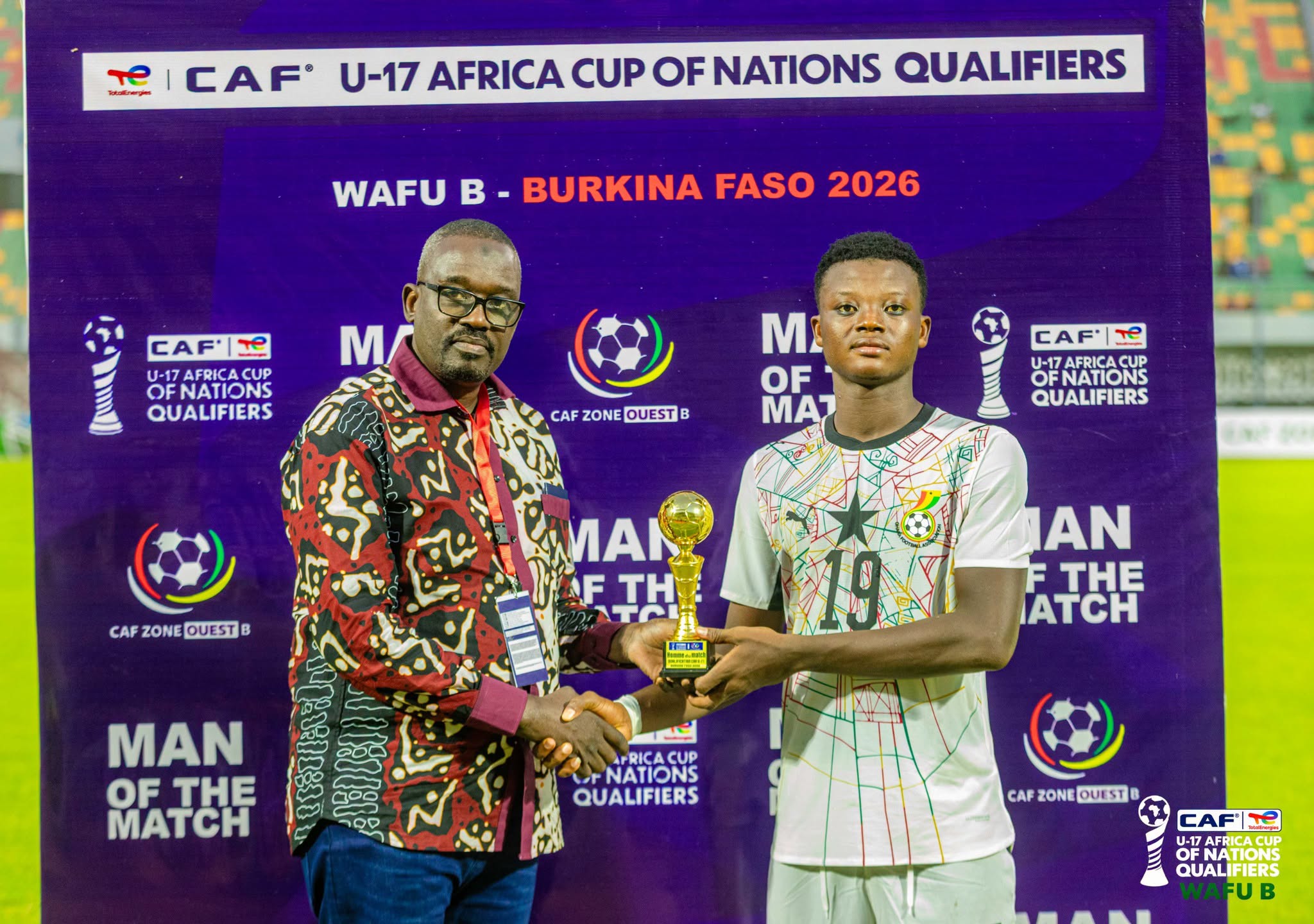 WAFU B U17: Alidu Issah named Player of the Match after powering Black Starlets to victory