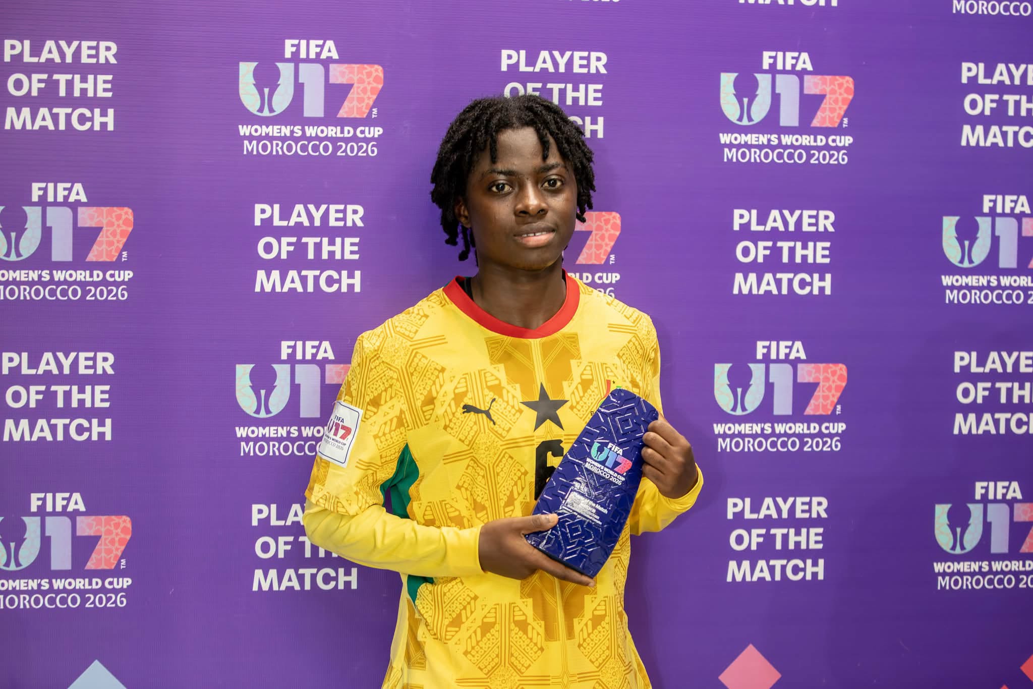 Jessica Appiah wins player of the match after inspiring Black Maidens against Brazil