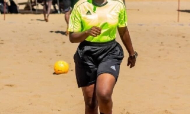 Portia Oppong named Reserve Assistant Referee for Beach Soccer AFCON Qualifier