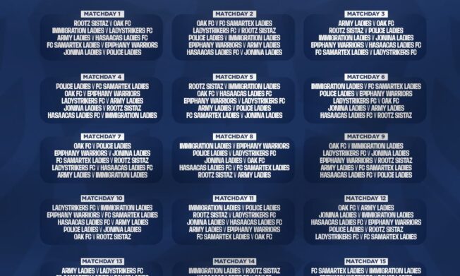 2026/27 Women's Premier League fixtures - Southern Zone set for thrilling season