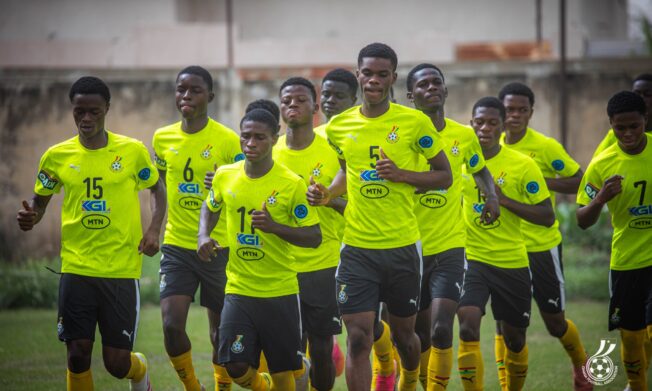 WAFU B U17: Black Starlets hold recovery session after Benin victory
