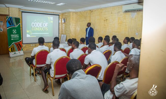 WAFU B U17: Black Starlets players and officials receive safeguarding lessons