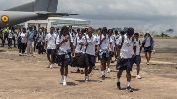 Black Queens arrive in Takoradi ahead of 2nd leg Olympic qualifier against Mauritius