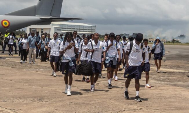 Black Queens arrive in Takoradi ahead of 2nd leg Olympic qualifier against Mauritius
