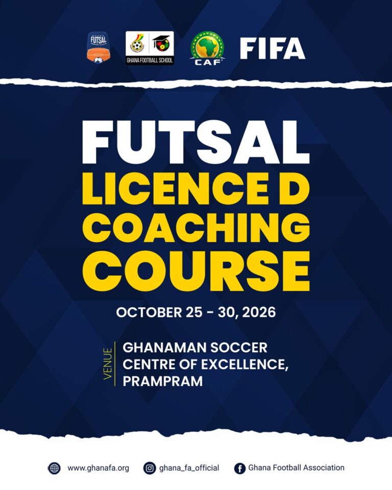 GFA to hold Futsal Licence D Coaching Course at Prampram