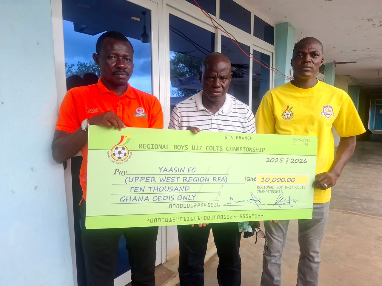 GFA fulfils GHc10,000 reward to Upper West Region U17 champions Wa Yaasin FC