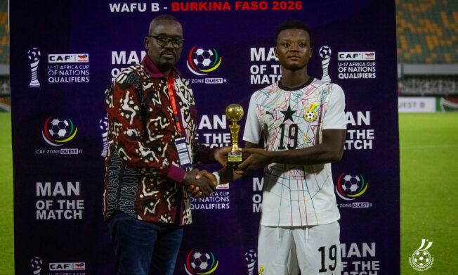 WAFU B U17: Alidu Issah named Player of the Match after powering Black Starlets to victory
