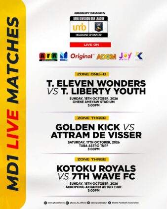 https://www.ghanafa.org/tv-schedule-for-matchday-5-of-2026-27-umb-division-one-league-announced