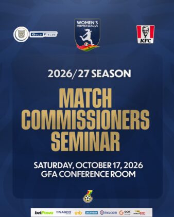 https://www.ghanafa.org/gfa-to-hold-match-commissioners-seminar-on-saturday-ahead-of-new-womens-premier-league-season