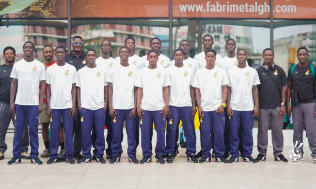 U-15 Boys depart Accra for Azerbaijan ahead of FIFA U-15 World Cup and Festival