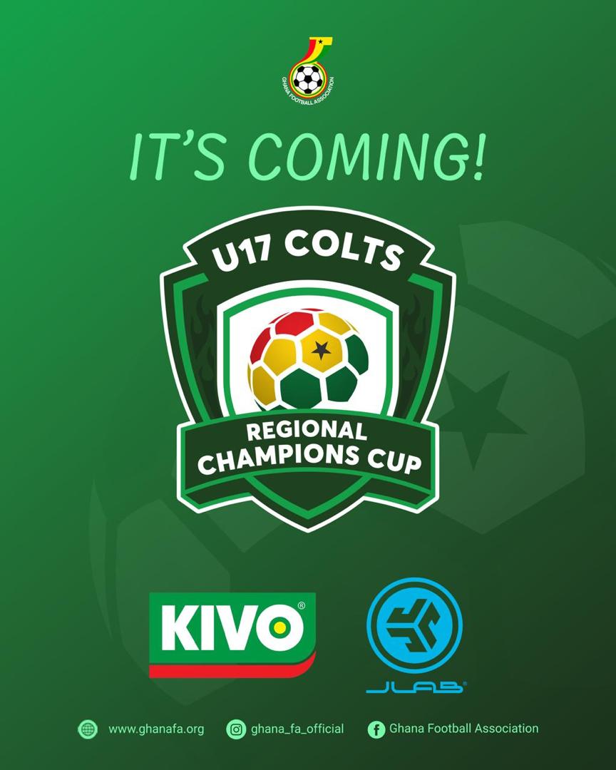 GFA announces U17 Colts Regional Champions Cup — 10 Regional Champions set for national showdown