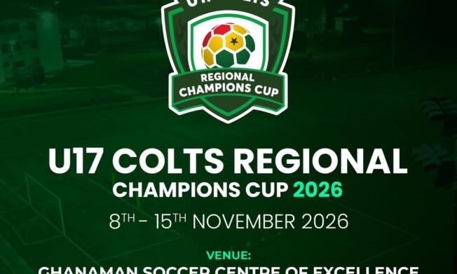 2026 U-17 Colts Regional Champions Cup slated for Prampram from November 8-15