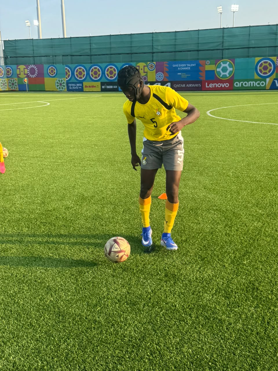 PHOTOS: National U-15 Boys hold first training session in Azerbaijan ahead of FIFA World Cup and Festival 