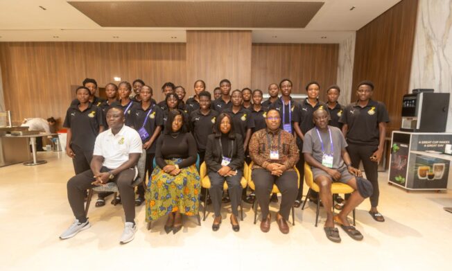 Ghana's Deputy Head of Mission visits Black Maidens camp ahead of Canada clash