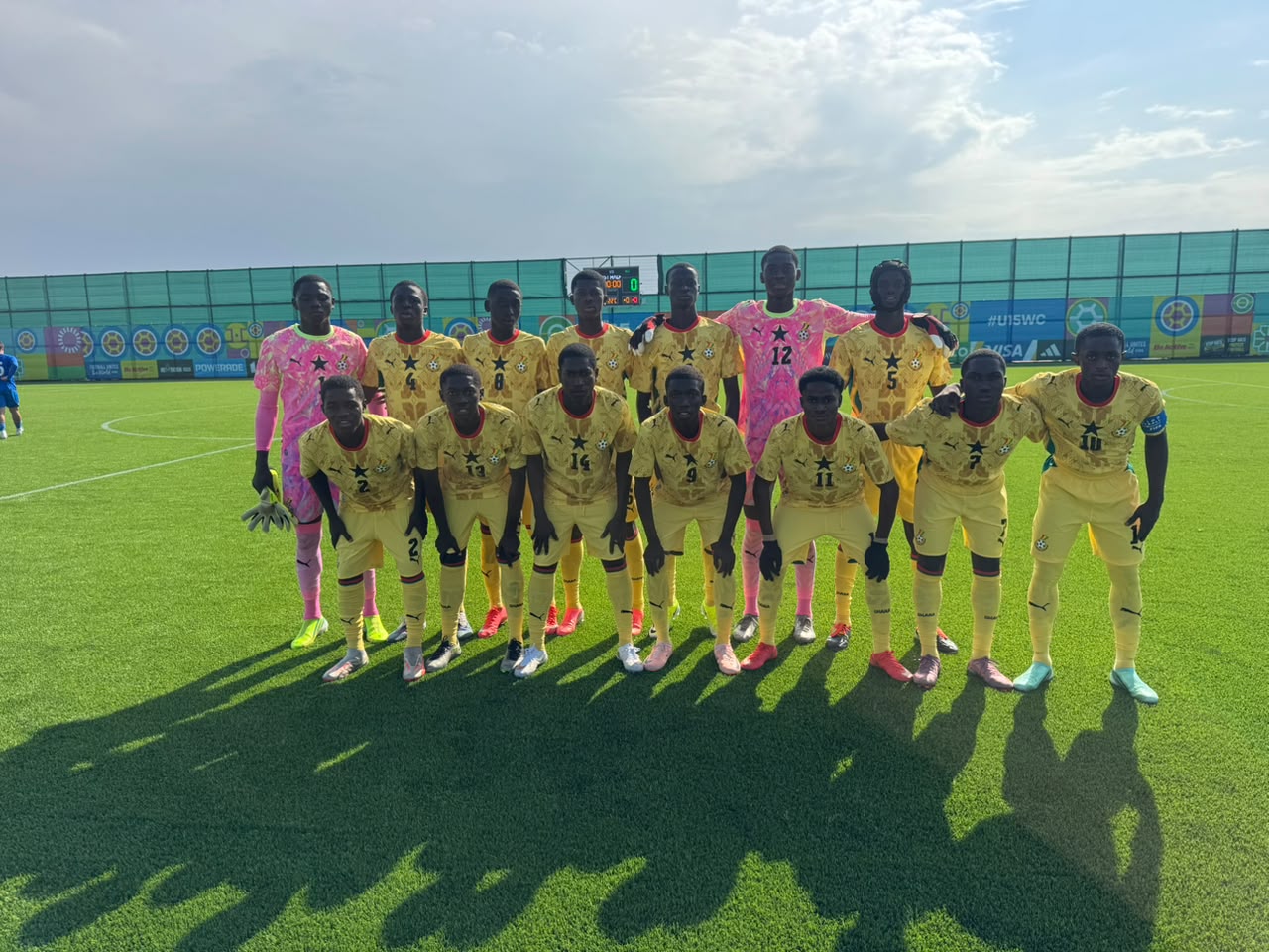 U-15 Boys thrash Uzbekistan 4-1 as Abdul Aziz Issah and Jerry Owusu hit brace each