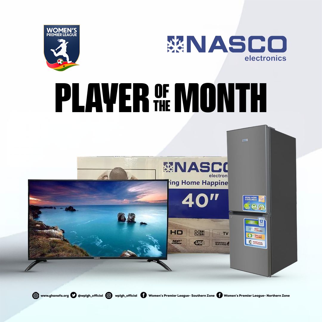 NASCO unveils exciting prizes for Women's Premier League player of the month