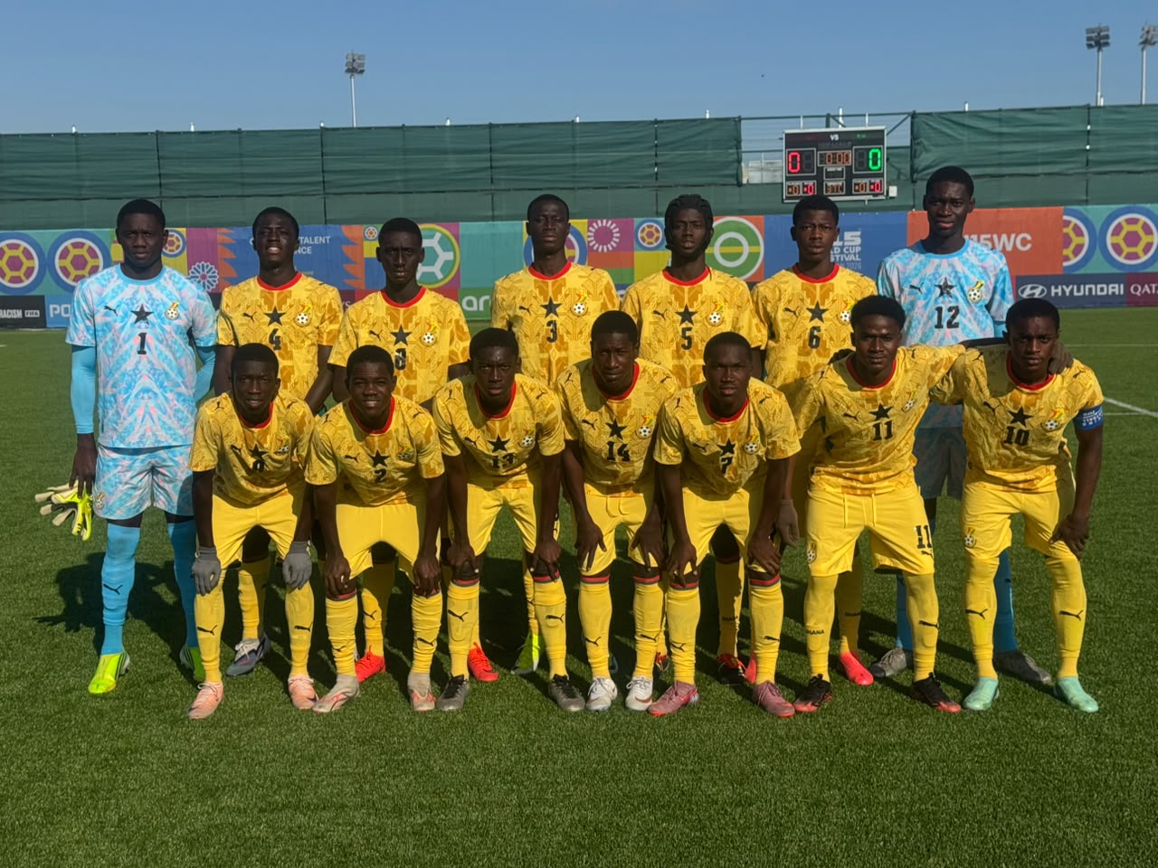 U-15 Boys edge Kazakhstan 2-1 to end Group W with perfect record