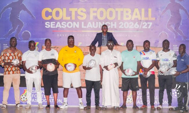 GFA distributes 3,000 footballs to Colts clubs across 10 Regions ahead of 2026/27 Colts football season