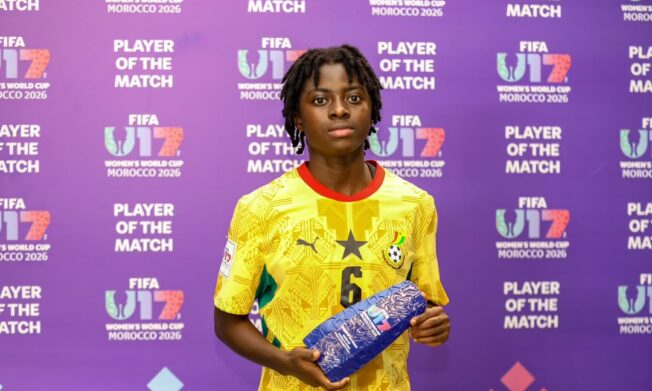 Jessica Appiah wins player of the match against Argentina