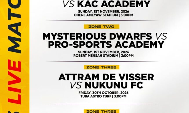 UMB Division One League Matchday 6 live matches announced