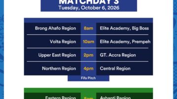 KGL U17 Colts 2026: Brong Ahafo, Prempeh Elite Academy chase winning momentum on Matchday Three