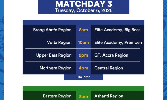 KGL U17 Colts 2026: Brong Ahafo, Prempeh Elite Academy chase winning momentum on Matchday Three