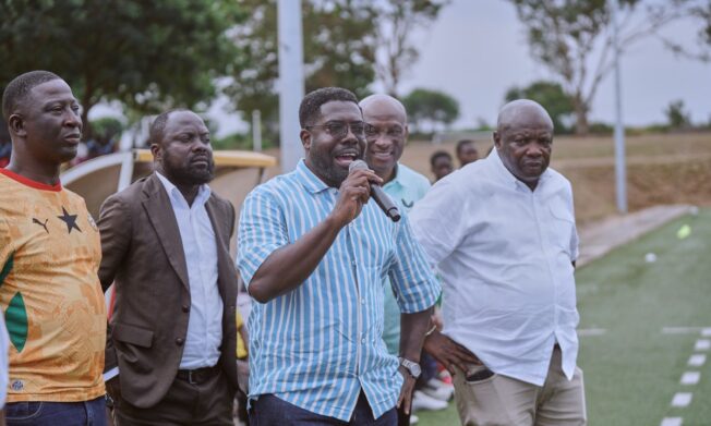 Nii Sarpei performs ceremonial kick-off as KGL Foundation U17 Colts Championship begins